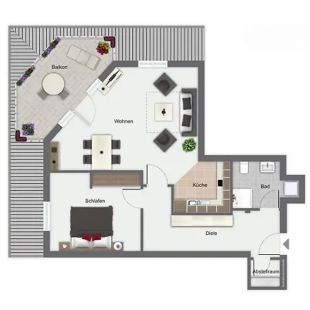 Waterkant 04 -promenadendeck Apartamento *